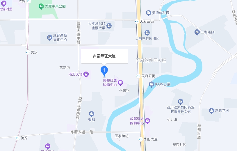 吉泰锦江大厦位置图