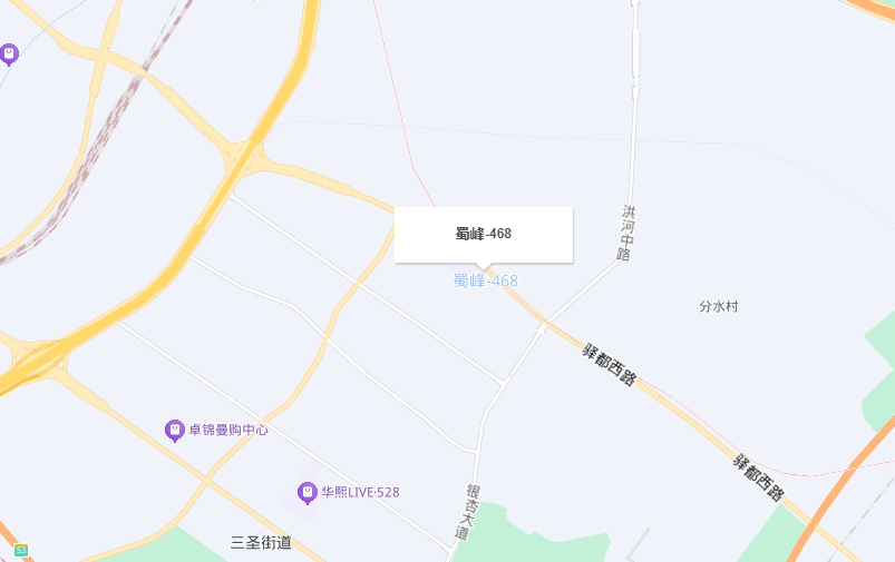 绿地中心468蜀峰位置图