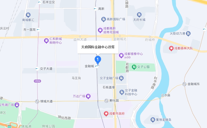 天府国际金融中心4号楼位置图