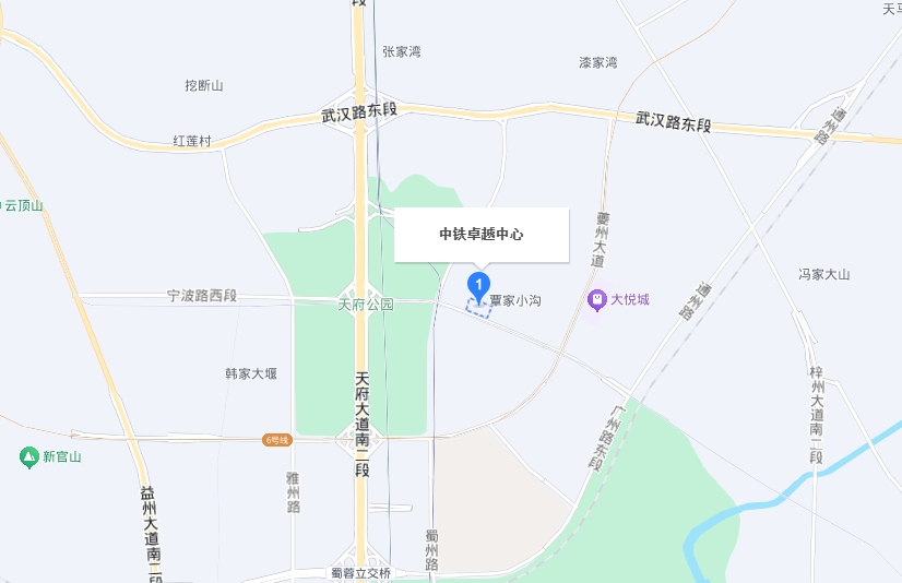 中铁卓越中心位置图