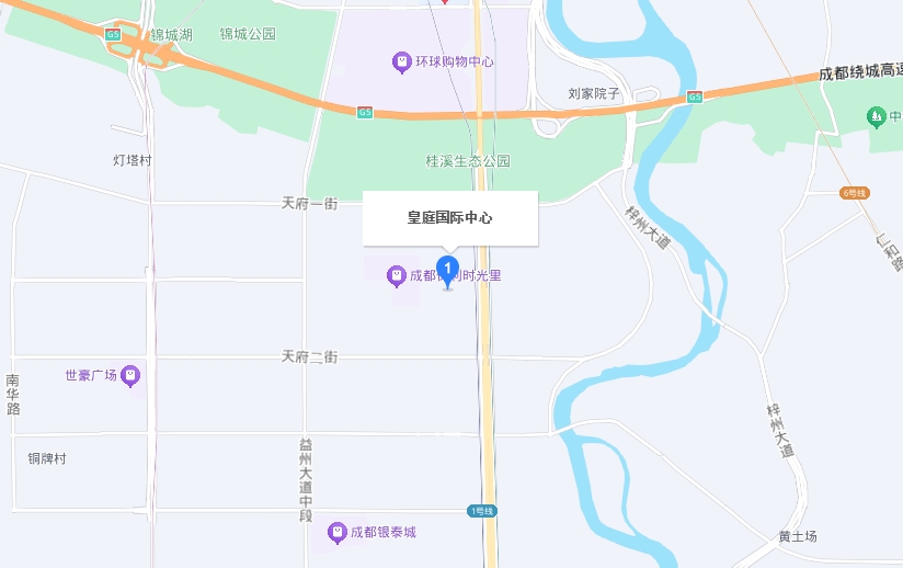 皇庭国际中心位置图